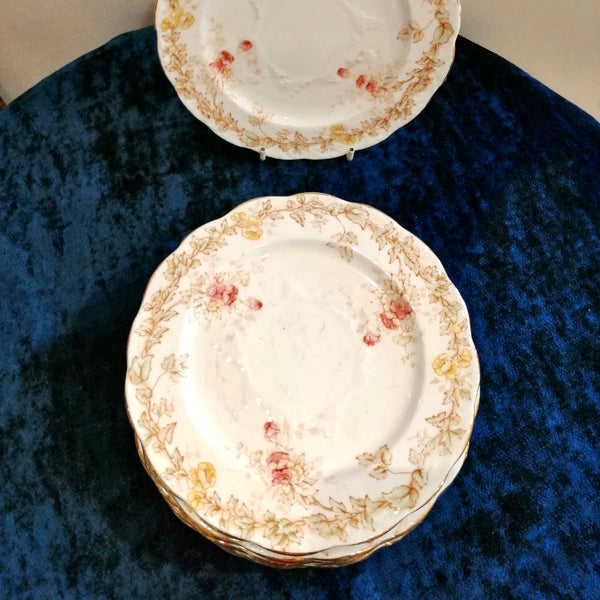 Vintage Bone China Dessert / Side Plates
