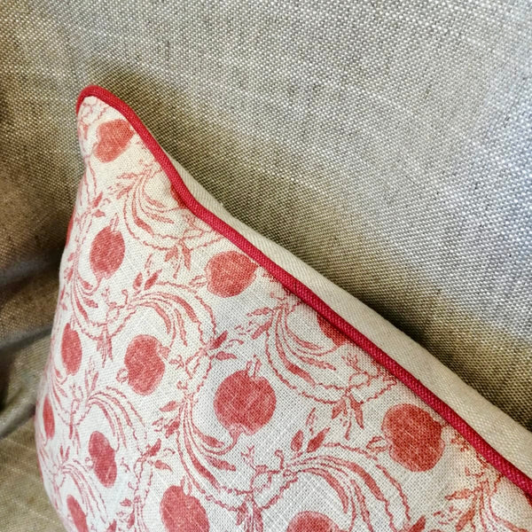 G P & J Baker Seed Pod Fabric Cushion
