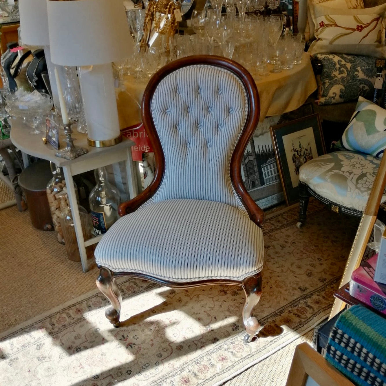 Reupholstered Occasion Chair