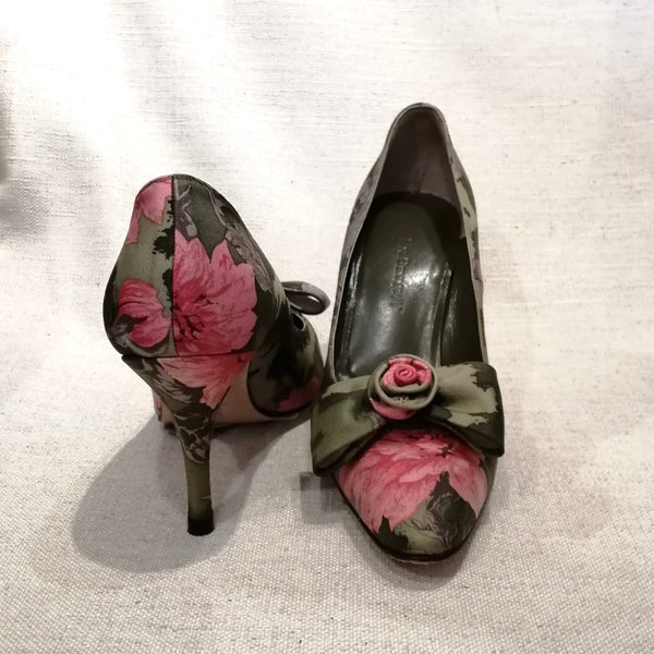 LK Bennett Silk Flowers Shoes