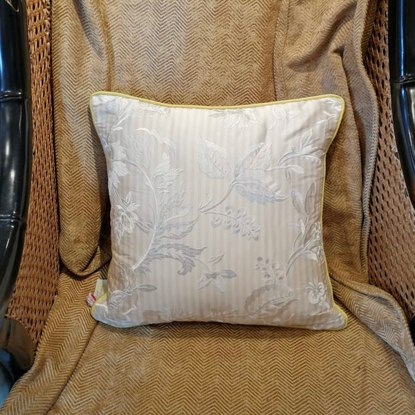 Italian Silk Embroidered Cushion