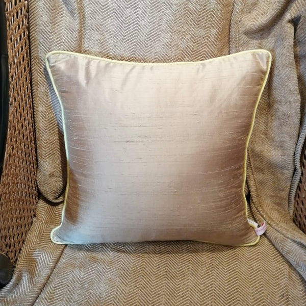 Italian Silk Embroidered Cushion