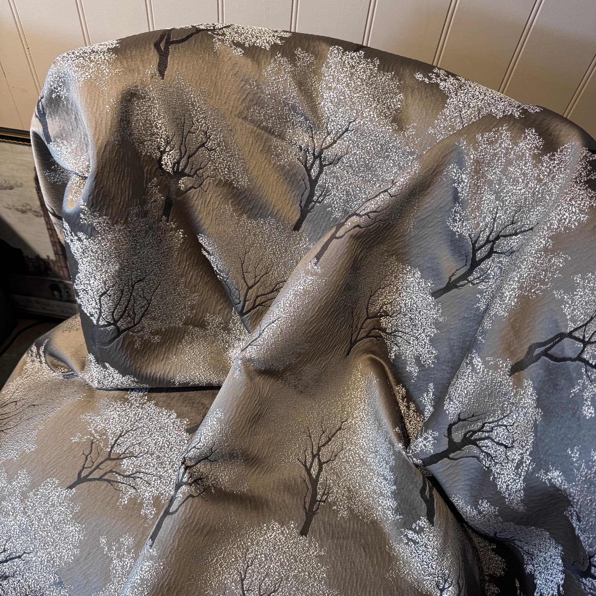 Grey Trees Fabric