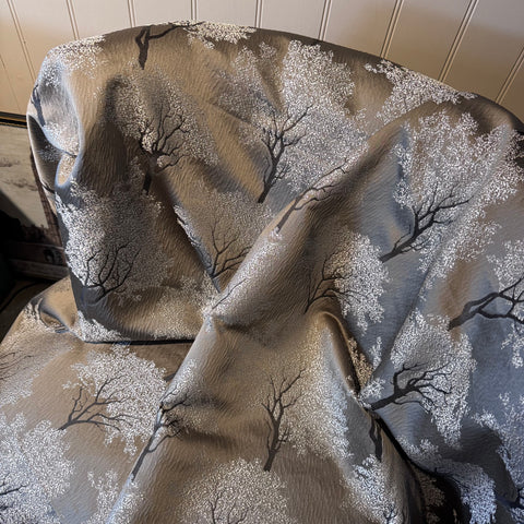 Grey Trees Fabric