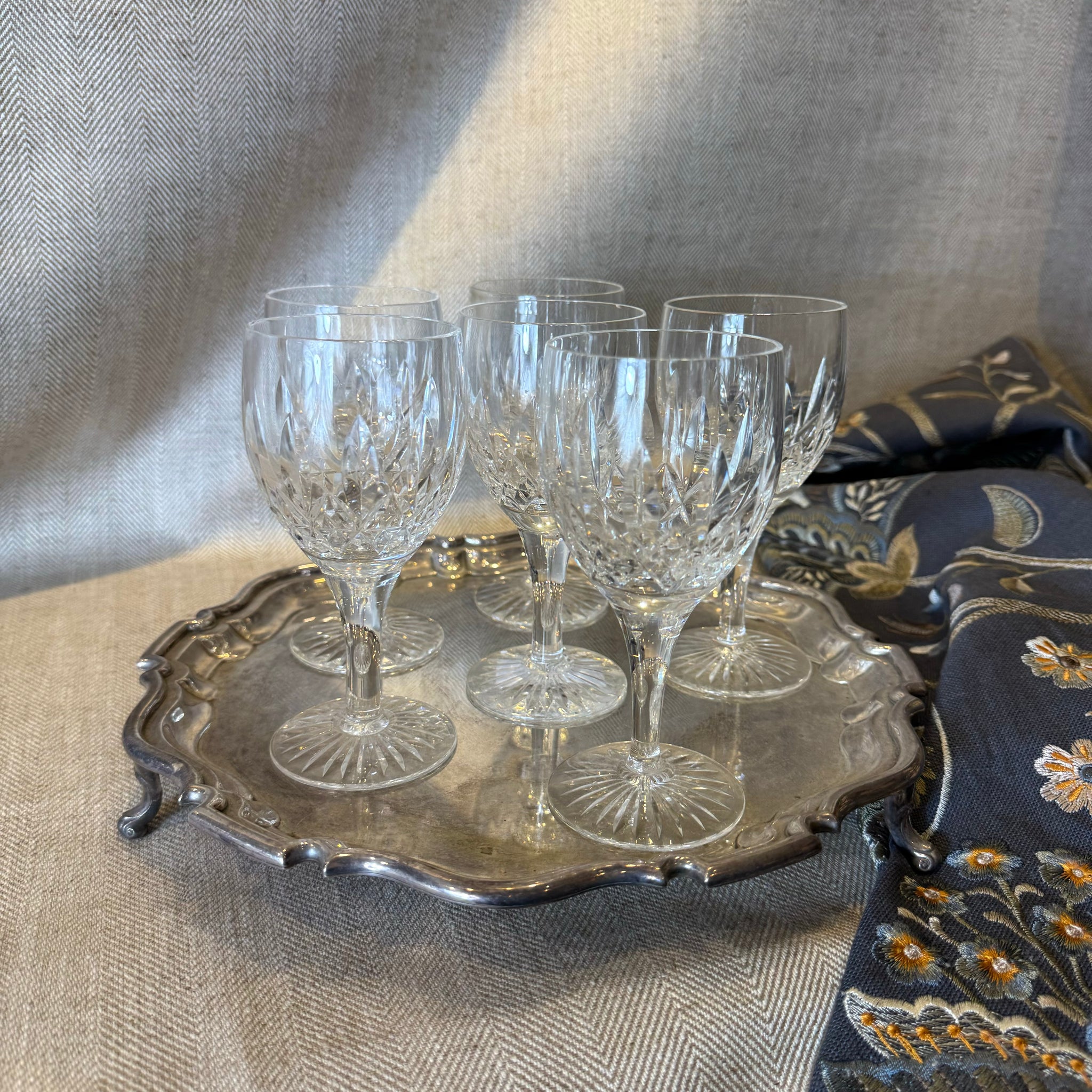 Set Of 6 Stuart Wine Glasses