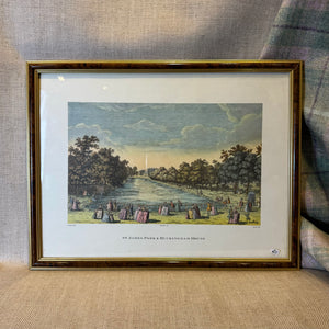 St James Park & Buckingham House Print