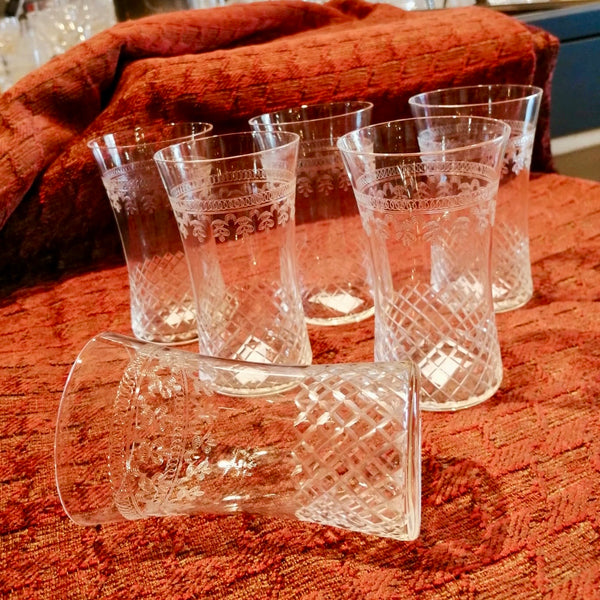 Six Pall Mall Antique Glasses