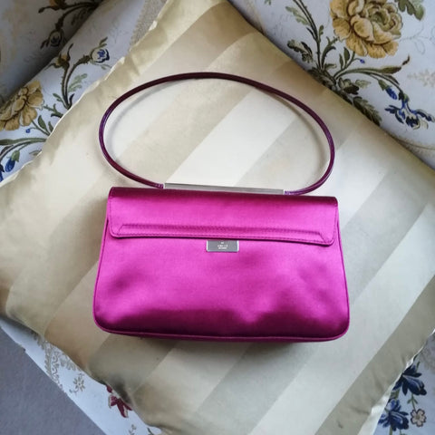 Gucci Pink Satin Handbag