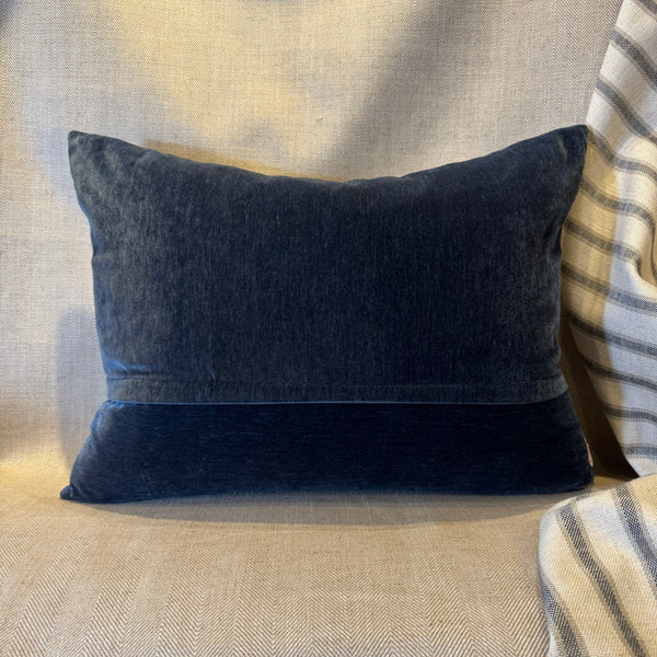 Mulberry Velvet Panel Cushion