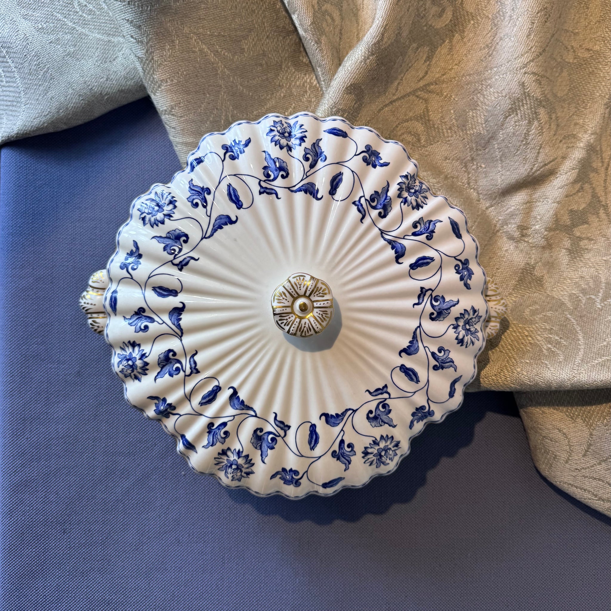 Spode Blue Colonel Dish