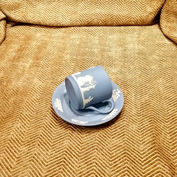 Wedgwood Blue Jasper Cup & Saucer