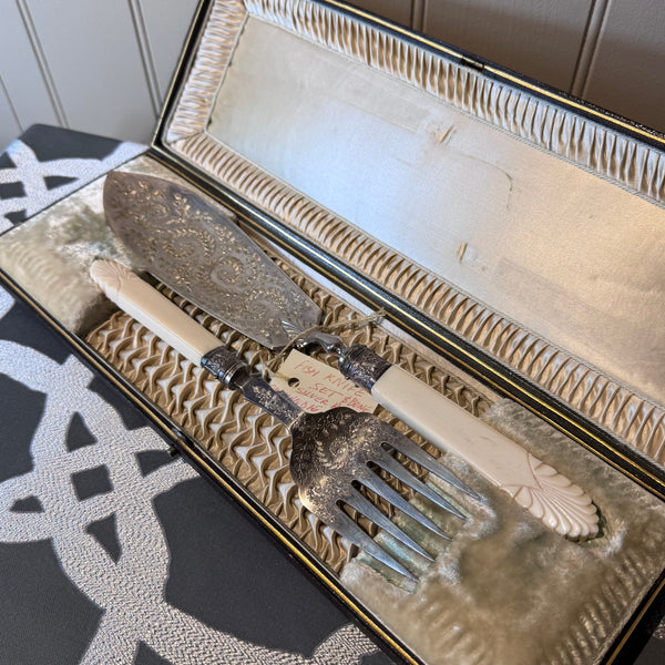 Antique Fish Knife Set