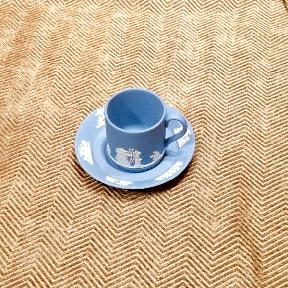 Wedgwood Blue Jasper Cup & Saucer