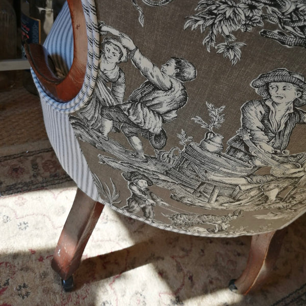 Reupholstered Occasion Chair