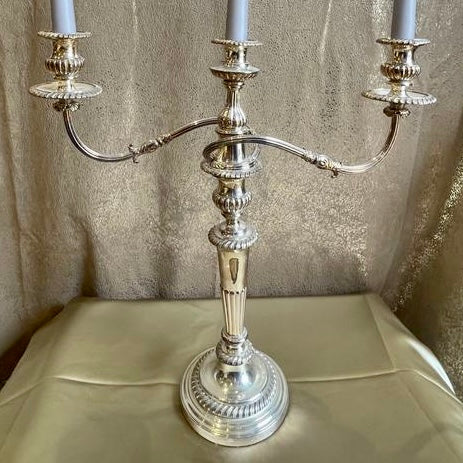 Early 20th Century Silver Plated Candelabras