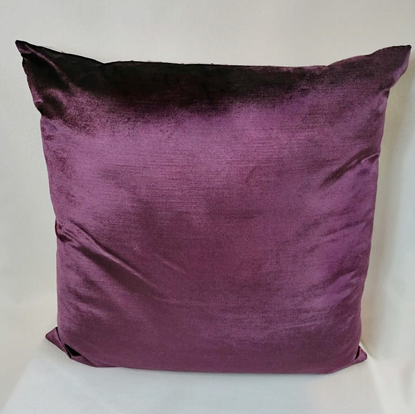 Deep Pink & White Designers Guild Linen Cushion