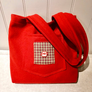 Red Moon Wool Bag