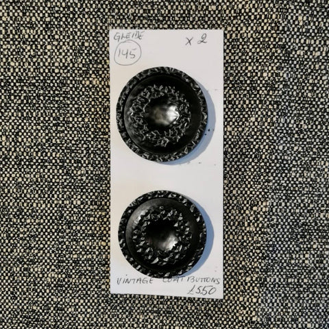 Set Of Vintage Coat Buttons
