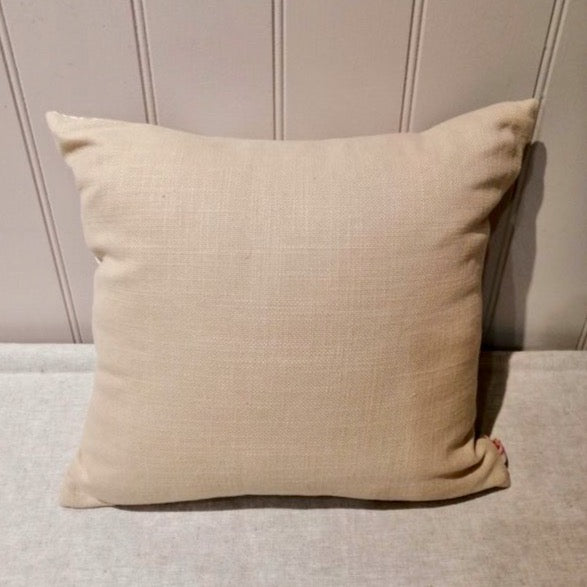 Linen patchwork Cushion