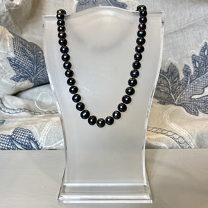 Black Fresh Water Pearl Necklace